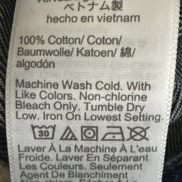 J. Crew Vintage Wide Leg 27 Tall Button Fly Blue NWT - Picture 10 of 13